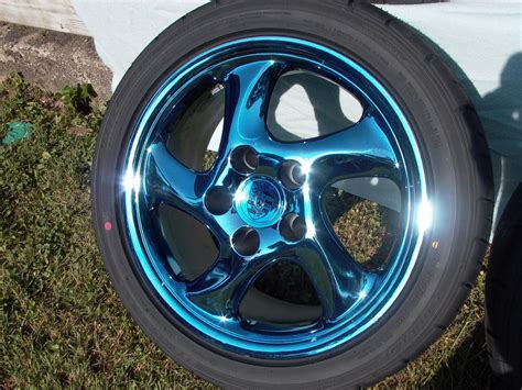 Porsche Blue Chrome Wheels Tires Rennlist Discussion Forums