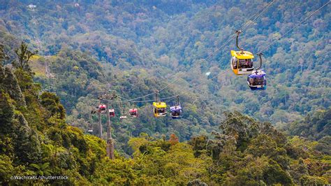 Almost 60 million tourists have taken the singapore cable car ride, till date. Genting Skyway - Genting Highlands Transportation