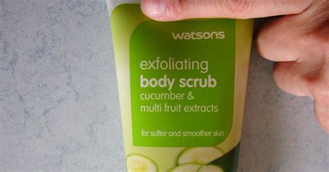 Or do you want to brighten and lighten your complexion? Sleepy BB : Watsons Exfoliating Body Scrub - Cucumber ...