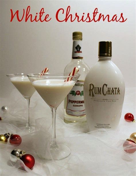 However, rum and eggnog is kevin's favorite christmas cocktail and we know that there are lots of enjoy! Super Simple White Christmas Cocktail - Just 3 parts RumChata and 1 part Peppermint Schnapps ...