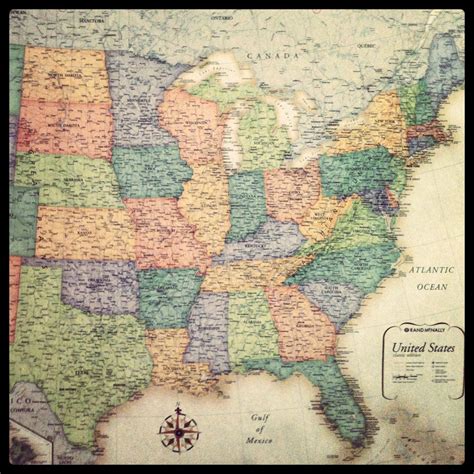 Pretty Wall Map Of United States From Barnes And Noble For 7 Ish Photo