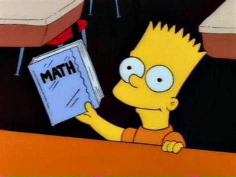 The Simpsons On Twitter Libros De Matemáticas Bart Simpson Los Simpson
