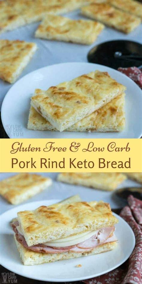 Breakfast bread & muffin recipes to drool over: Keto Bread - Pork Rind Nearly No Carb Bread | Low Carb Yum