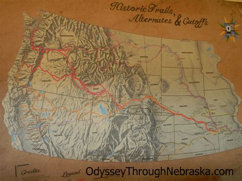 Chimney Rock Symbolizing Nebraska To The Pioneers Odyssey Through