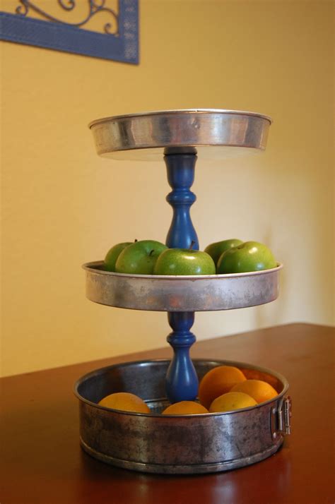 My Pinterest Inspired Three Tier Stand Made From Pie Pans And