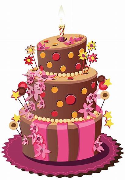 Cake Birthday Clipart Cakes Transparent Yopriceville