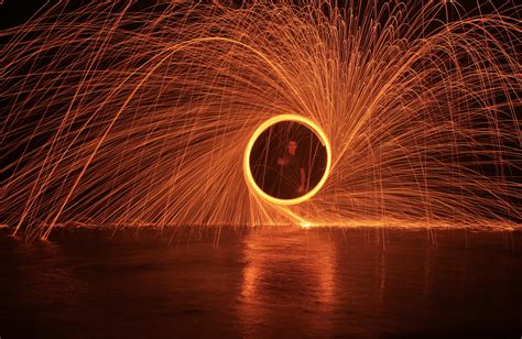 Spinning Steel Wool Lit On Fire Pics