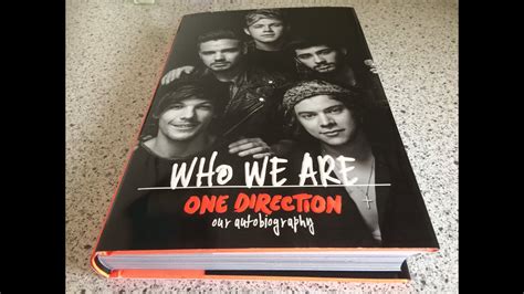 One Direction Who We Are Book Going Through The Pages Youtube