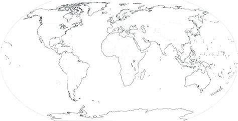 7 Continents Blank Map Printable Printable Templates