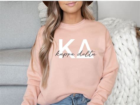 Kappa Delta Sorority Lightweight Sweatshirt Kappa Delta Sweatshirt