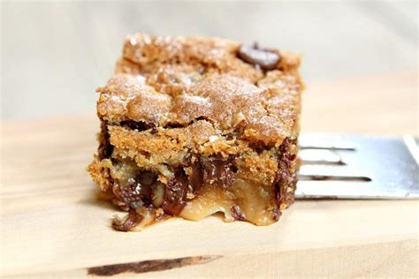 Gooey Salted Caramel Chocolate Chip Cookie Bars Recipe Remarkable