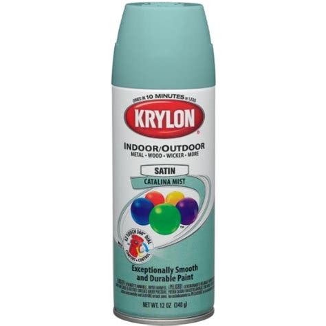 Krylon 53529 Catalina Mist Satin Touch Decorator Spray