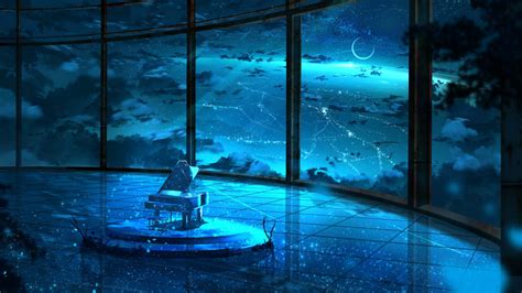 Anime Moon Sky Window 4k Hd Wallpapers Hd Wallpapers Id 31801