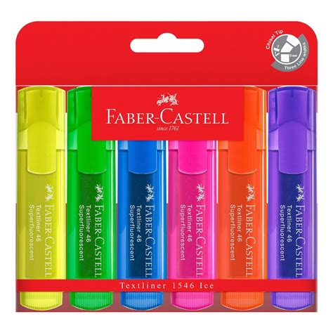 Faber Castell Highlighters 6 Pack Stuck On Stationery