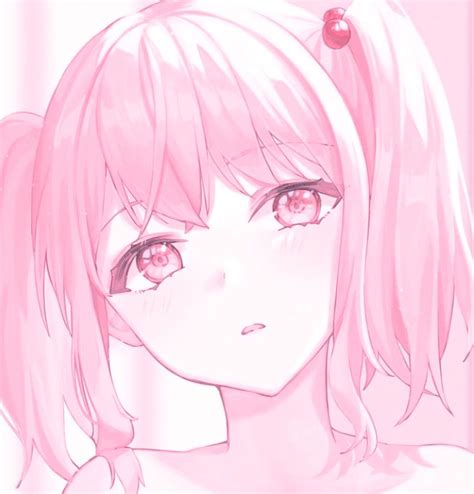 Kawaii Pink Anime Girl Pfp