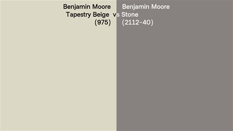 Benjamin Moore Tapestry Beige Vs Stone Side By Side Comparison