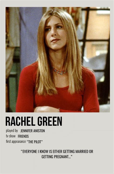 Rachel Green Rachel Green Friends Poster Friends Best Moments