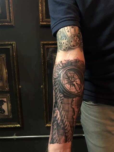 Nautical Compass Tattoo By Laci Limited Availability At Redemption