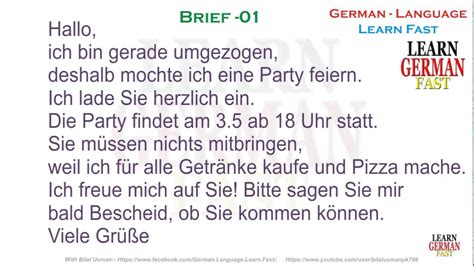 Sie haben im internet eine anzeige über naturkosmetik gelesen. German Brief 01 - A1, A2, B1, B2, C1, C2 - YouTube