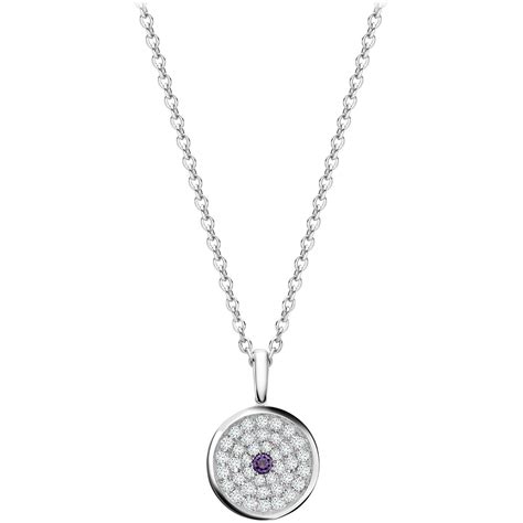 Asprey 167 Button Pendant Necklace Kate Middleton Jewelry Crystal