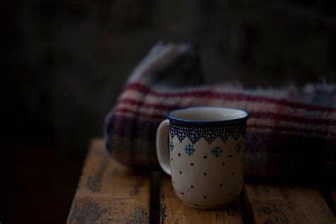 Free Images Morning Ceramic Drink Mug Lighting Blanket Coffee