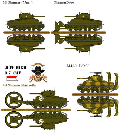 M4 Sherman Tanks Paper Miniature In 2022 Paper Tanks Military