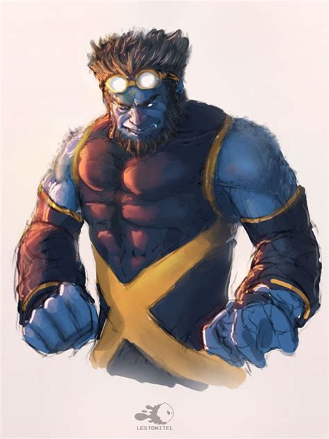 Beast X Men By Lestowitel Beast Xmen Beast Marvel Marvel Comics Art