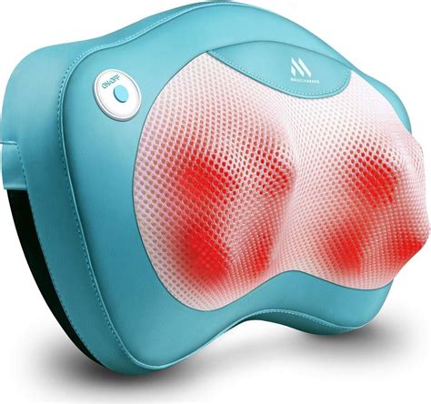 Magic Makers Shiatsu Massage Pillow With Heat For Neck Shoulders Back And Neck Ebay
