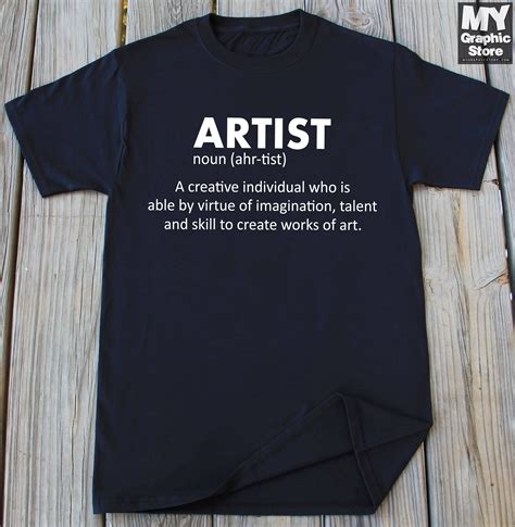 Artist Shirt Funny Artist Definition T Shirt Painter Shirt Etsy