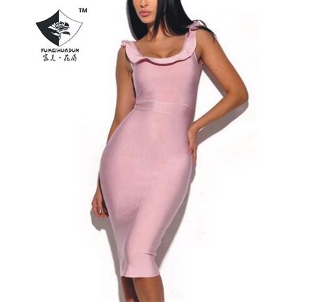 D0212 Women Sexy Lotus Leaf Dress In Dresses From Womens Clothing On