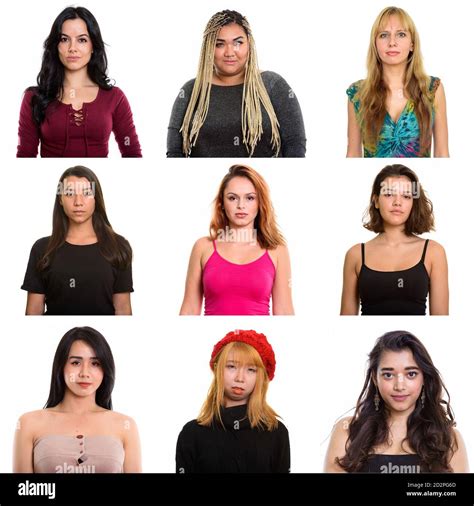 Collage Of Multi Ethnic And Mixed Age Women Stock Photo Alamy