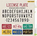 Photos of License Plate Template Vector