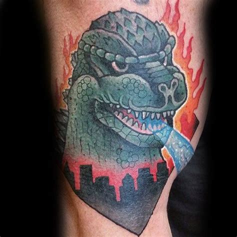 80 Godzilla Tattoo Designs für Männer erwacht Meer Monstertinte