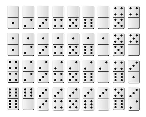 Premium Vector Dominoes Or Domino Tiles White Isolated Realistic