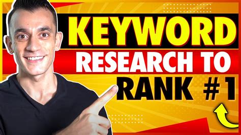How To Do Keyword Research Youtube