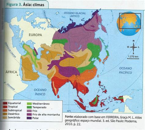 A Geografia como Protagonista Ásia Clima Vegetação e Relevo