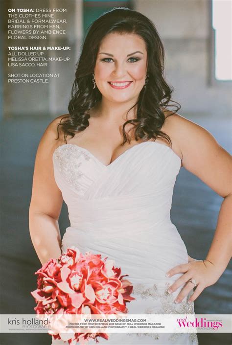 Introducing Tosha Tamantini—one Of Real Weddings Magazines Real Bride Cover Model Finalists