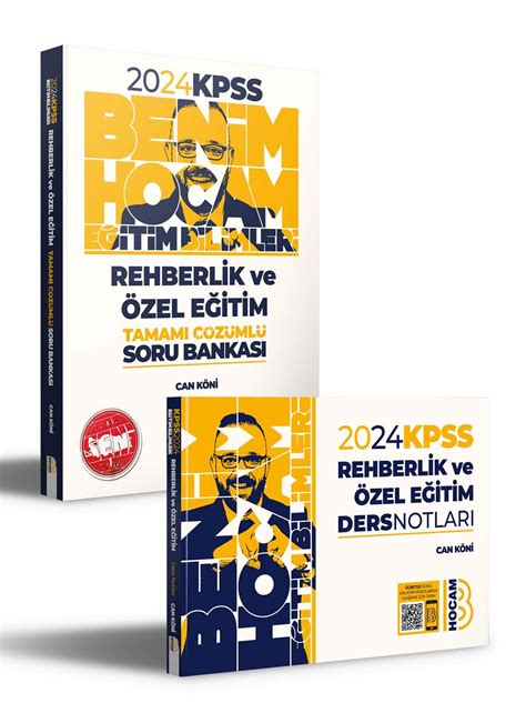 2024 Kpss Eğitim Bilimleri Rehberlik Ve Özel Eğitim Ders Notları Ve Soru Bankası Seti Benim