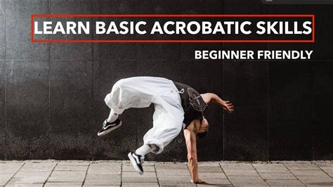 Learn Basic Acrobatic Skills Beginner Friendly Youtube