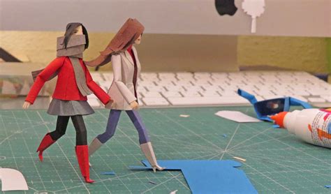 Девочки Тоже люди Paper Cutout Art 3d Paper Art Paper Artwork