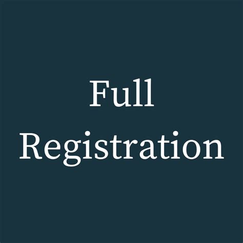 Full Registration