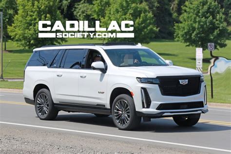 2023 Cadillac Escalade V In Crystal White Tricoat Live Photo Gallery