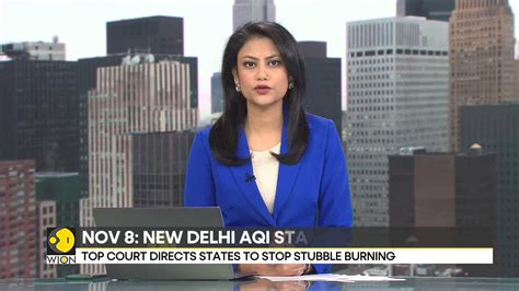 Delhi Aqi Stubble Burning On The Rise Aqi Stands Over World News