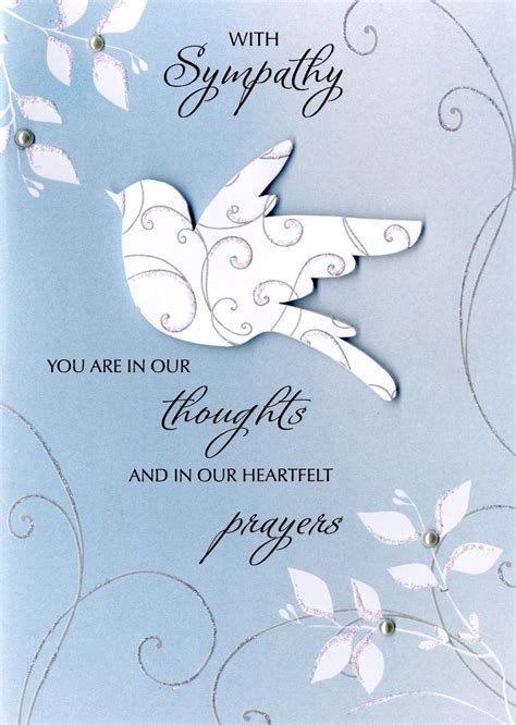 With Sympathy Greeting Card Cards