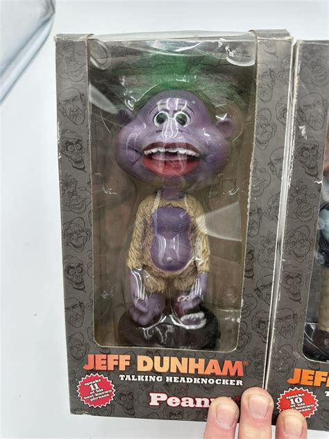 Jeff Dunham Peanut And Walter Talking Headknocker Bobble Head Lot Ebay
