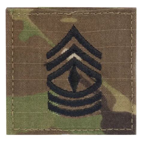 Army Ocp Multicam Camo Rank Insignia 2 Hook Fastener 1st Sergeant E