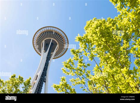 Space Needle Seattle Center Stock Photo Alamy