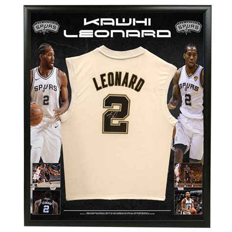 Shop kawhi leonard jerseys at the best nba shop. Basketball - Kawhi Leonard Signed & Framed San Antonio ...