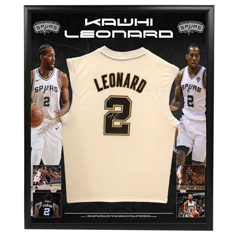 Men #3 bam adebayo jersey white kentucky jersey swingman size s m l xl xxl xxxl player: Basketball - Kawhi Leonard Signed & Framed San Antonio ...