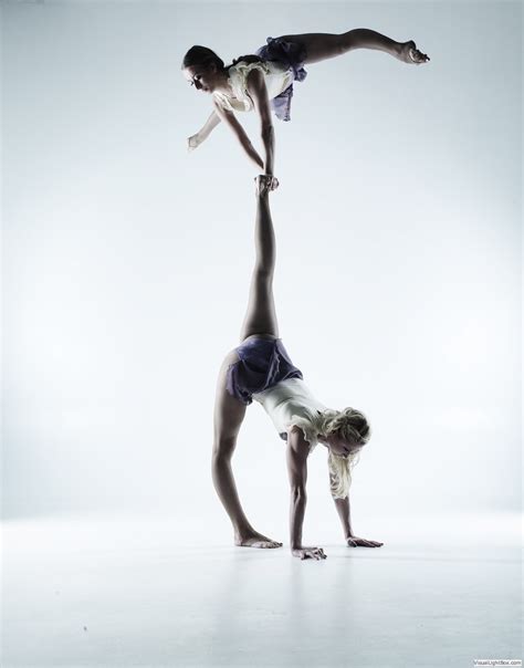 Duo Aphrodite Acrobatic Acts Hand To Hand And On The Pole Artist Of Variete Circus Tv Show